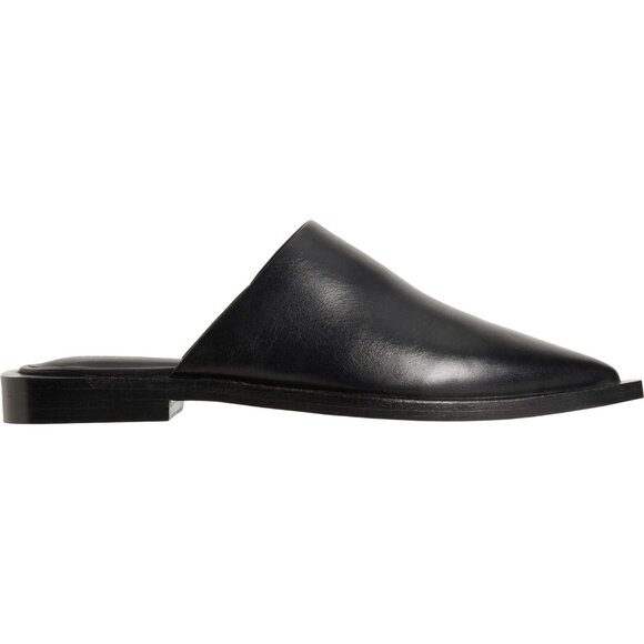 NEW Free People Becky Mule Shoes - Leather IN BLACK For Women 1125 4s2 - Picture 4 of 7